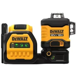 DEWALT DCE089D1G18 3x360° Grün Laserwasserwaage 12V/18V Selbstnivellierend Kreuzlinienlaser
