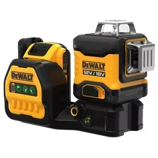 DEWALT DCE089D1G18 3x360° Green Laser Level 12V/18V Self-Leveling Cross Line Laser