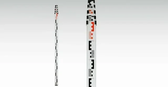 STABILA TNL 500 cm Teleskop-Wasserwaage - 5 Meter Verlängerung Profi-Messwerkzeug