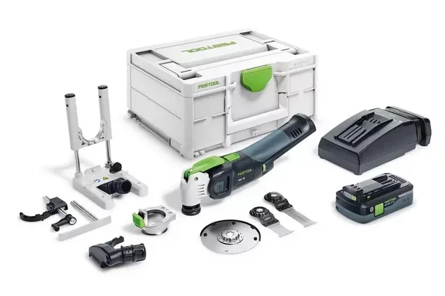 FESTOOL VECTURO OSC 18 HPC 4.0 EI-Set 18V Oscillating Multi-Tool - Battery, Charger and Systainer Accessories - Ref. 576593