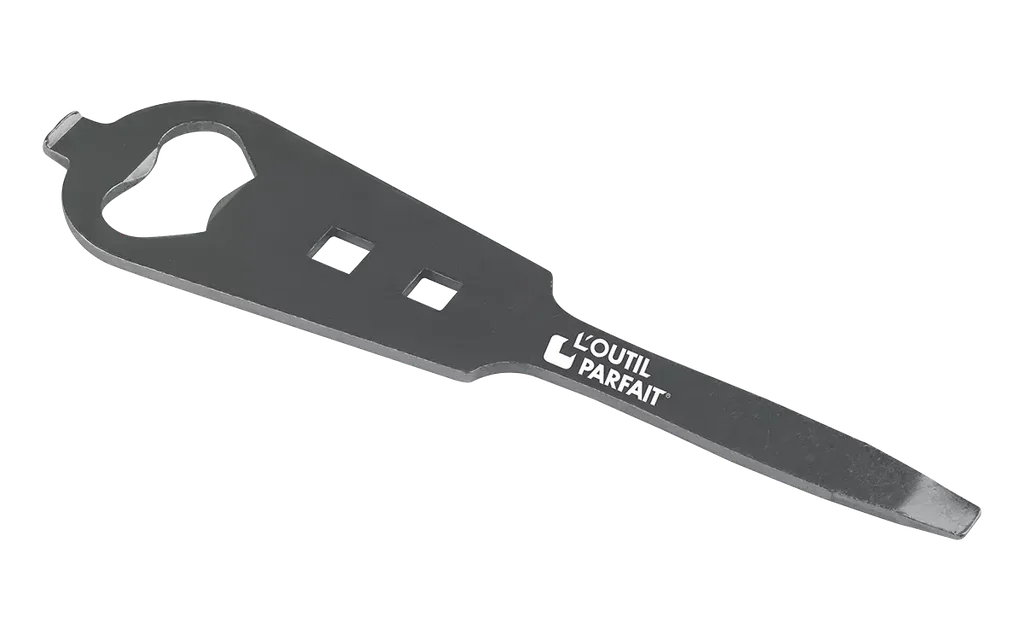 Ouvre-boîte multifonction acier peint - Outil universel 810000