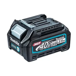 Pack 2 Batterie Makita XGT 40V 2.5Ah con Caricabatterie Rapido DC40RA Valigetta MAKPAC