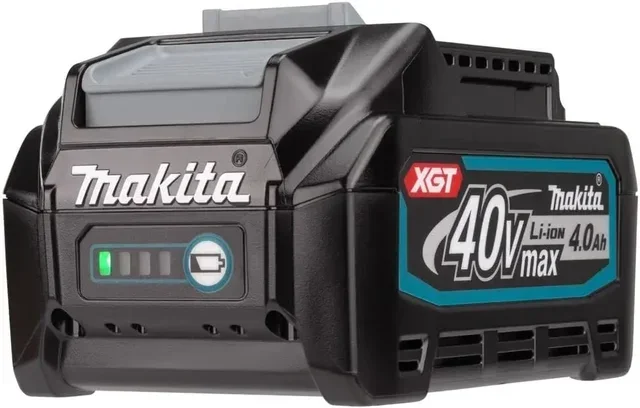 Kit 3 Utensili Makita 40V XGT Trapano Smerigliatrice Avvitatore a Impulsi Batterie 4Ah
