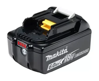 Pack 4 Batterie Makita 18V 6Ah Li-ion LXT BL1860 con Caricabatterie Doppio e Valigetta Makpac