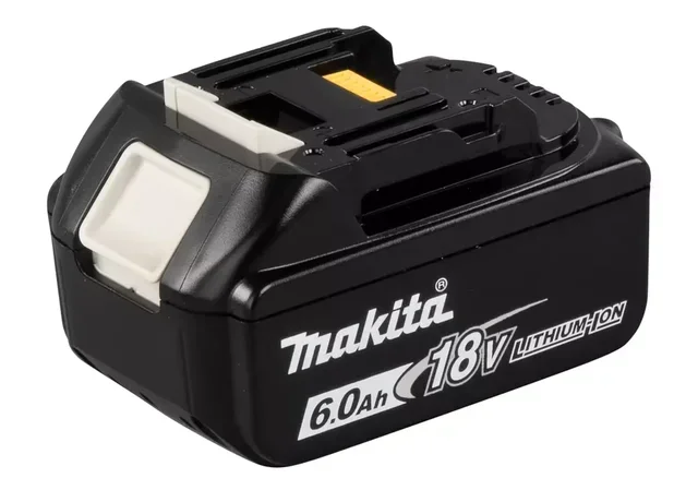 Pack 2 batterie Makita 18V 6Ah BL1860B + caricabatterie + valigetta MAKPAC