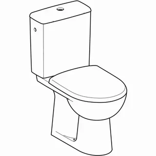 Pack inodoro Geberit Renova de suelo con tapa duroplast doble descarga 6L ref 501.757.00.1
