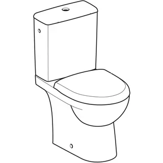 Geberit Renova Stand-WC-Set mit Soft-Close WC-Sitz und Spülkasten
