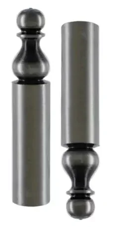 Pomello rustico n. 16 bronzo antico Exacta Ø16 mm altezza 80 mm