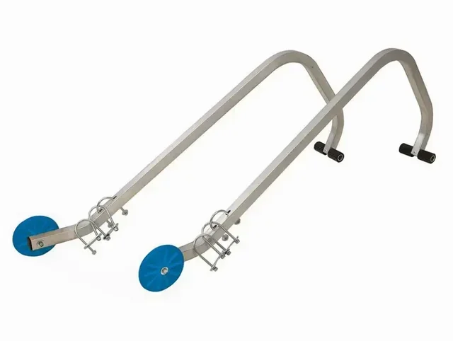 Crochets faîtage échelle toit aluminium 1015mm SILVERLINE