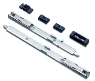 Paire de verrous 1503 FAPIM pour ouvrant semi-fixe - zamac zingué et nylon