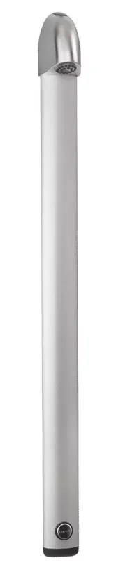 Panneau douche temporisé Sporting 2 DELABIE aluminium anodisé jet pluie PMR 714700DP