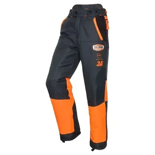 Forestry trousers SOLIDUR cut protection Class 1 high visibility