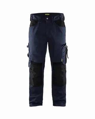 Pantalon de travail artisan Blaklader stretch renforcé CORDURA sans poches flottantes