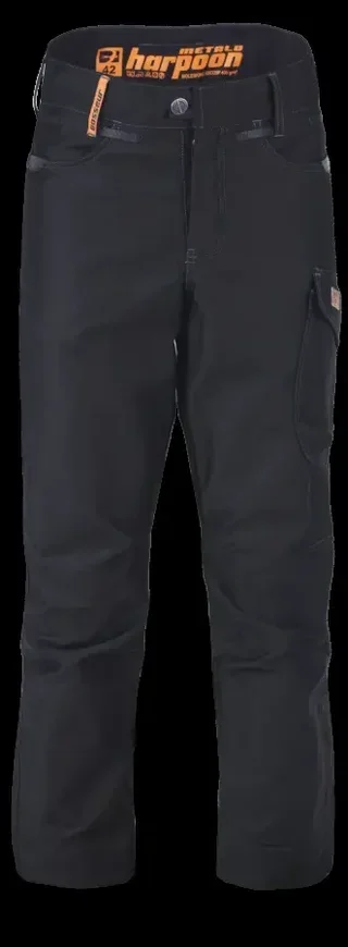 HARPOON Métallo 11279 Work Pants - 400g Moleskin, Splash-Proof Pockets, 4cm Lumbar Support