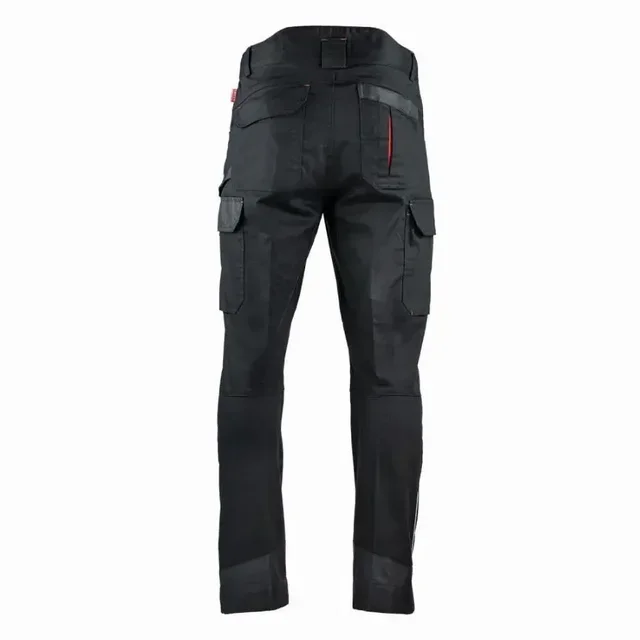 Facom Runner FXWW1001E Stretch-Arbeitshose Schwarz Grau Rot