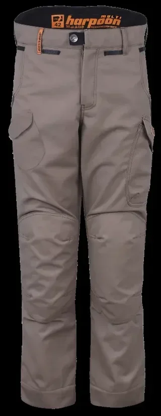 BOSSEUR Harpoon 11110 Men's Work Trousers Multi-Pocket - Cotton Polyester 300g Heavy Duty Work Pants