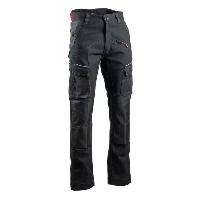 Pantalon technique noir PantalonCortex LMA 1783 multi-poches renforcé