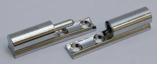 Paumelle laiton chromé 50mm sans vase - Modèle 1101