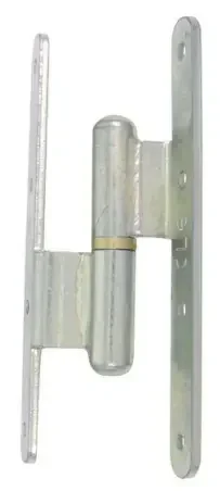 Paumelle renforcée TORBEL 160x80x95 mm Gauche acier zingué bague laiton