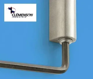 Paumelle à souder réglable à bille SOUDAROC 100mm - réglage hauteur porte