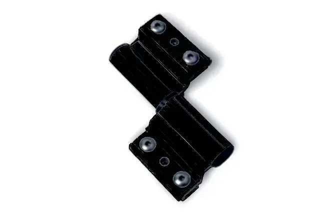 Aluminium-Türscharnier FAPIM schwarz RAL 9005 Set mit 17 Stück