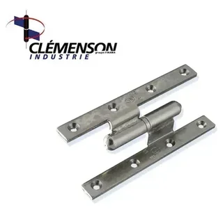 Paumelle Picarde 160x80x100 mm Sinistra - Cerniera Porta Ottone Lubrificabile