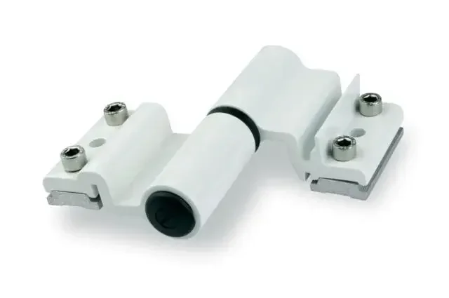 Paumelle Velox 5500I FAPIM aluminium 2 lames EL 17mm noir RAL 9005