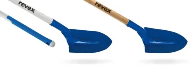 Swan-neck draw hoe 290 mm REVEX without handle - tempered steel garden tool 1.65 mm