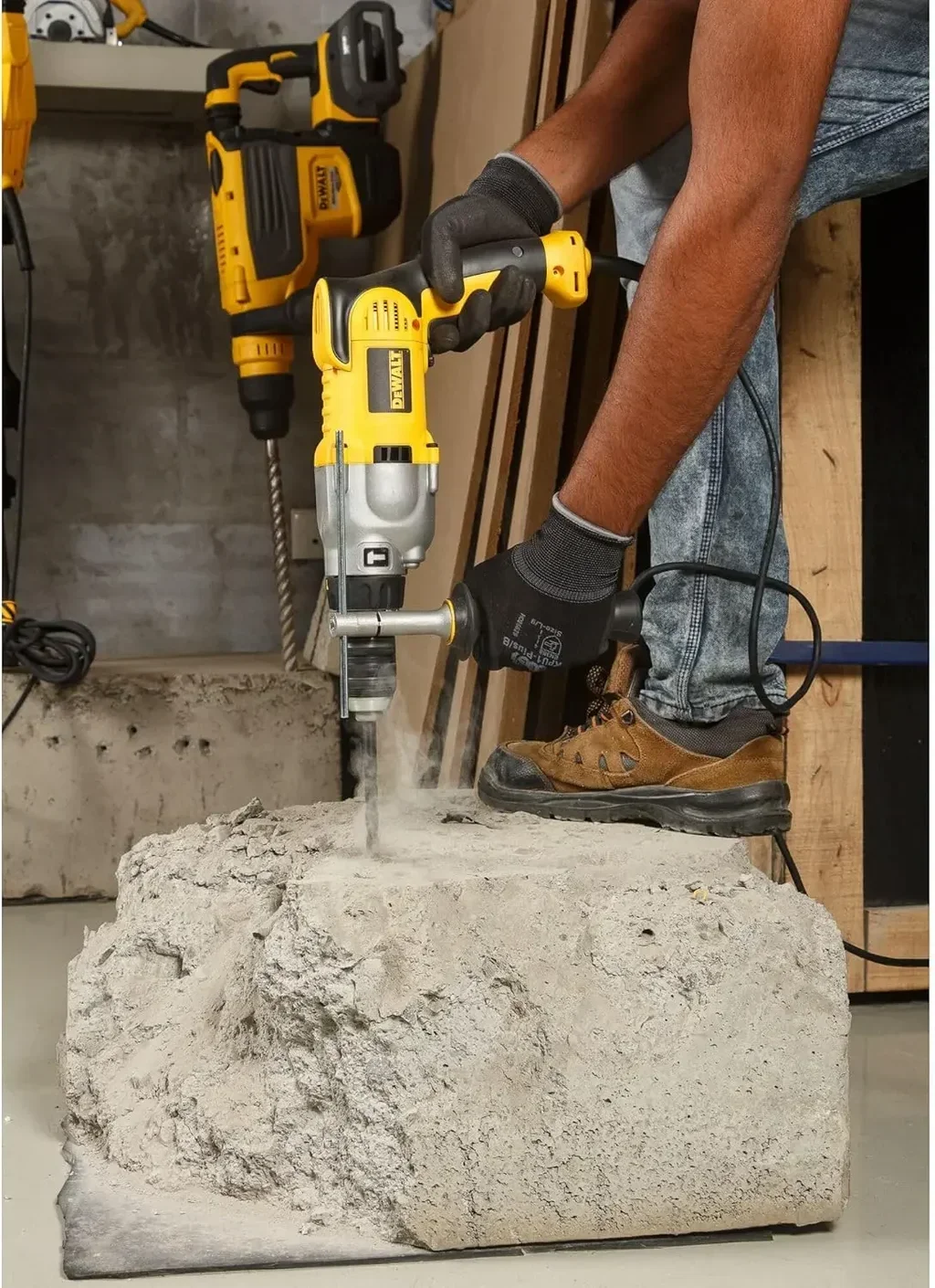 DEWALT 1100W 2-Gang Schlagbohrmaschine Set DWD524KS-QS