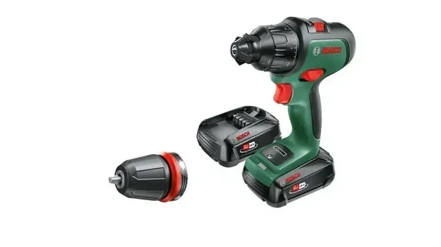 Perceuse percussion BOSCH AdvancedImpact 18V 2 batteries 2.5Ah