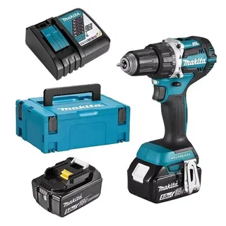 Perceuse visseuse MAKITA 18V DDF484RTJ brushless 2 batteries 5Ah coffret MakPac