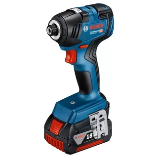 Perceuse-visseuse à chocs BOSCH GDR 18V-200 C 2 batteries 4Ah coffret L-BOXX