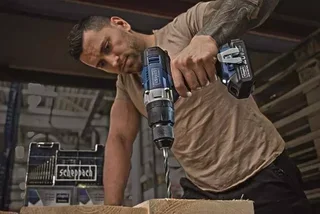 SCHEPPACH DTB-20ProS 20V Cordless Hammer Drill Driver with 2x 2.0Ah Batteries, Charger and Accessory Case
