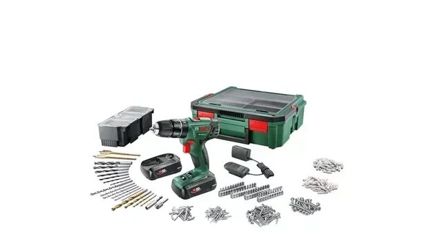 Perceuse-visseuse Bosch PSB 1800 LI-2 18V + 2 batteries + SystemBox