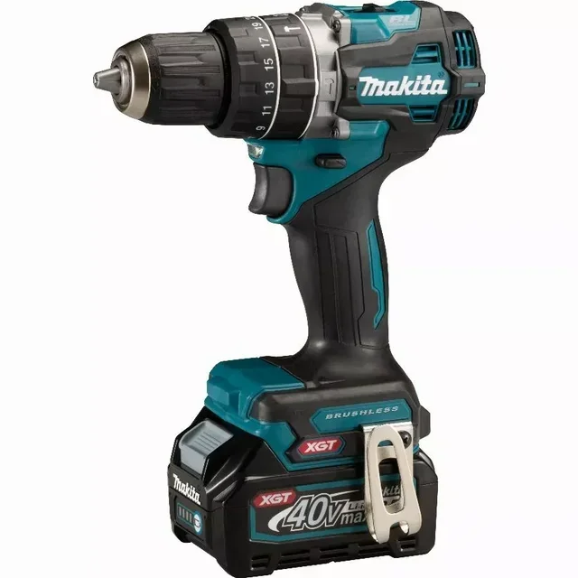 Perceuse visseuse MAKITA 40V 54Nm + 2 batteries 2.5Ah coffret MAKPAC