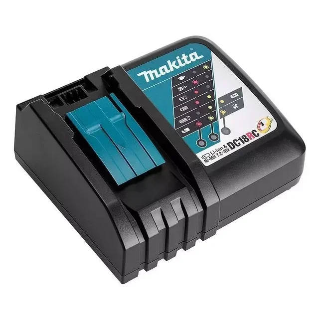 Perceuse-visseuse percussion Makita DHP458RTJ 18V 5Ah 2 batteries coffret MakPac