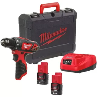 Perceuse-visseuse à percussion MILWAUKEE M12 BPD-202C 12V 2Ah avec coffret