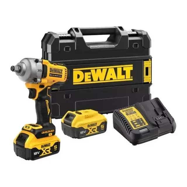 Trapano avvitatore a percussione DEWALT 18V Brushless 1152 Nm + 2 batterie 5Ah valigetta TSTAK