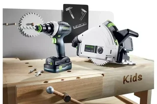 Spielzeug-Akkuschrauber Festool TY-TPC 577937 für Kinder ab 3 Jahren mit USB-C Akku