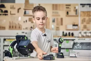 Spielzeug-Akkuschrauber Festool TY-TPC 577937 für Kinder ab 3 Jahren mit USB-C Akku