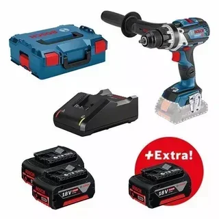 Perceuse visseuse Bosch GSR 18V-110 C 18V 5Ah pack 3 batteries chargeur L-Boxx