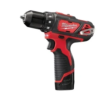 Perceuse visseuse MILWAUKEE M12 BDD-202X 12V 2 batteries 2Ah coffret Dynacase
