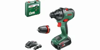 BOSCH AdvancedDrill 18 Cordless Drill Driver 18V 2.5Ah Battery Fast Charger