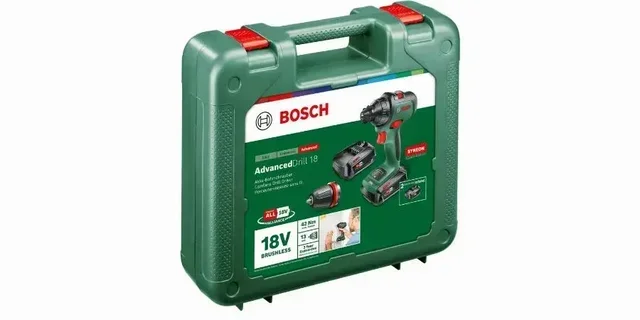 Perceuse-visseuse BOSCH AdvancedDrill 18 sans fil avec 2 batteries 2,5 Ah et chargeur rapide
