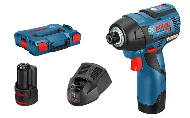Perceuse-visseuse Bosch GDR 12V-110 + 2 batteries 3Ah coffret L-Boxx