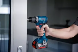 Bosch GSR 18V-45 Cordless Drill Driver 18V with 2x 3.0Ah Batteries and L-BOXX Case