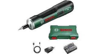 Bosch PushDrive 3,6V Akkuschrauber mit Koffer 25 Bits und USB-Ladegerät