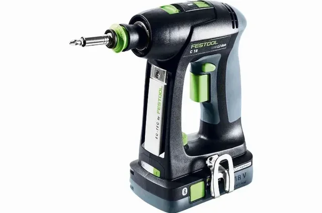 Perceuse-visseuse sans fil Festool C 18 HPC 4,0 I-Plus 18V avec 2 batteries