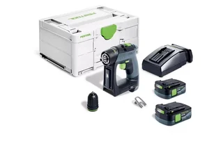 Cordless Drill Driver Festool CXS 12 2.5Ah with 2 Batteries and Systainer