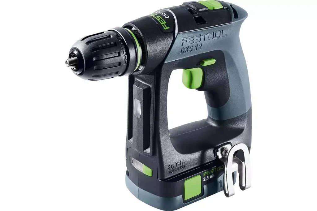 Cordless Drill Driver Festool CXS 12 2.5Ah with 2 Batteries and Systainer